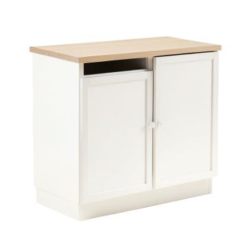 Oak Brook Freestanding Laundry Folding Counter - White