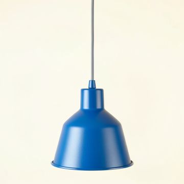 Briar Crest Pendant Light Suspended From One Plain Cable - Blue (synthetic illustration; no displayed measurements)