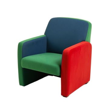 Single Armrest Kids Club Chair