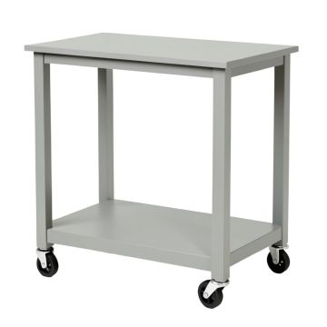 Olive Dale Empty Rolling Workshop Cart - Gray