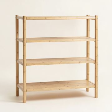 Oak Crest Empty Seed-Starting Shelving Unit Without Lights - Beige (synthetic illustration; no displayed measurements)