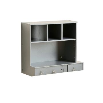Cedar Bend Wall-Mounted Entryway Organizer Shelf - Gray