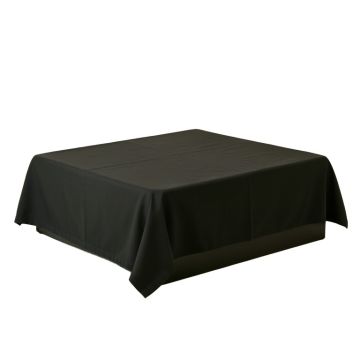 Willow Bridge Flat Bed Sheet - Black