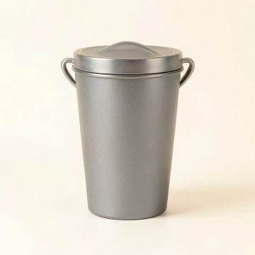Slate Crossing Storage Canister With Lid - Gray (synthetic illustration; no displayed measurements)