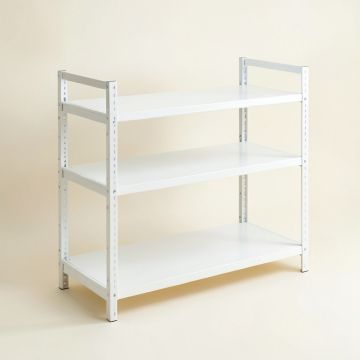 Stone Falls Desktop Shelving Unit - White (synthetic illustration; no displayed measurements)