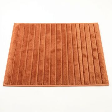 Hill Brook Bath Mat - Terracotta (synthetic illustration; no displayed measurements)