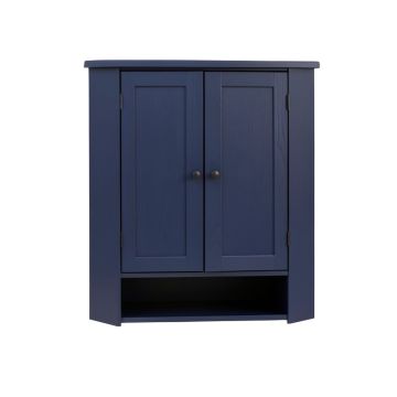 Aspen Branch Wall-Mounted Laundry Cabinet - Navy