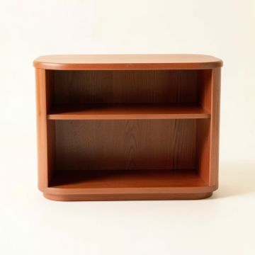 Glen Bridge Low Bookcase - Terracotta (synthetic illustration; no displayed measurements)