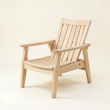 Briar Crossing Outdoor Lounge Chair - Beige (synthetic illustration; no displayed measurements)