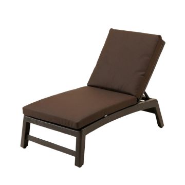 Oddger Outdoor Reclining Chaise Lounge With Cushion