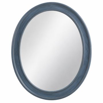 Bay Canyon Framed Wall Mirror - Blue