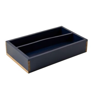 Vale Branch Empty Pantry Drawer Organizer Insert - Navy