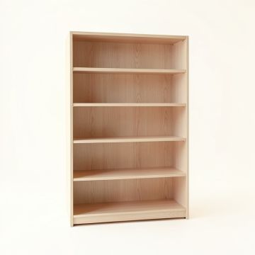 Cove Edge Freestanding Bookcase - Beige (synthetic illustration; no displayed measurements)