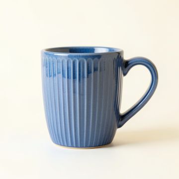 Juniper Crossing Ceramic Mug - Blue (synthetic illustration; no displayed measurements)