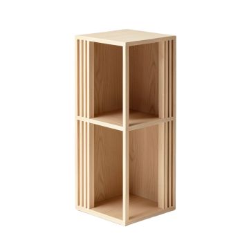 Rowan Crest Narrow Cubby Tower - Beige
