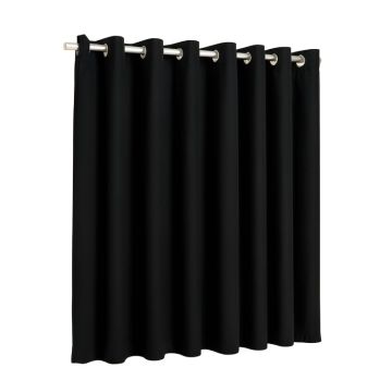 Dobroslava Solid Blackout Thermal Grommet Curtain Panels