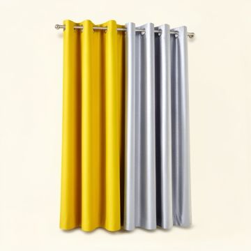 Kaydee Solid Blackout Thermal Grommet Curtain Panels (synthetic illustration; no displayed measurements)