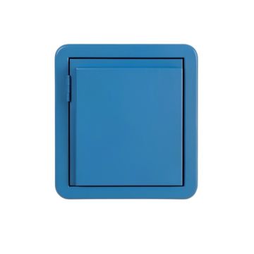 Elm Bluff Wall-Mounted Laundry Cabinet - Blue