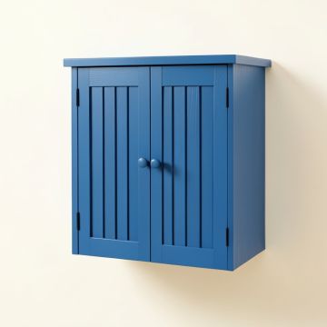 Briar Canyon Wall-Mounted Laundry Cabinet - Blue (synthetic illustration; no displayed measurements)
