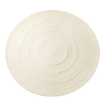 Laurel Arc Round Area Rug - Ivory