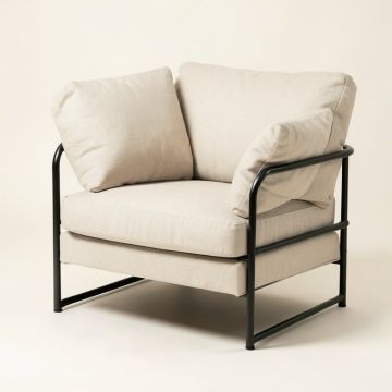 Thurso 45 '' Wide Cotton Papasan Chair (synthetic illustration; no displayed measurements)