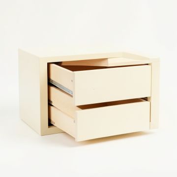 Glen Branch Small-Parts Storage Drawer Cabinet - Cream (synthetic illustration; no displayed measurements)