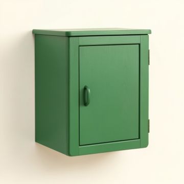 Glen Dale Wall-Mounted Laundry Cabinet - Green (synthetic illustration; no displayed measurements)