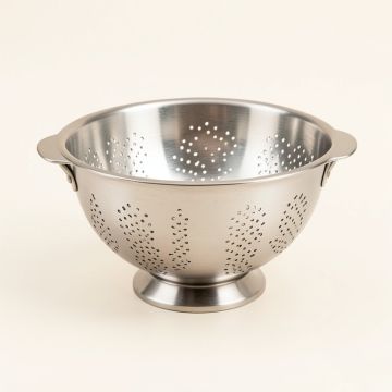 Farberware Stainless Steel 3 Piece Food Strainer Set (synthetic illustration; no displayed measurements)