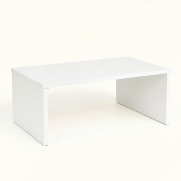 Ridge Dell Desktop Monitor Riser - White (synthetic illustration; no displayed measurements)