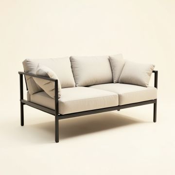 Kaing Patio Sofa With Cushions (synthetic illustration; no displayed measurements)