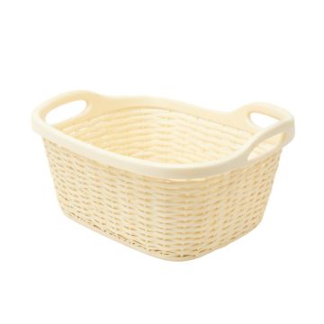 Moss Arc Empty Storage Basket - Cream