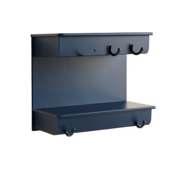 Fern Canyon Wall-Mounted Entryway Organizer Shelf - Navy