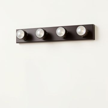Govind 4-Light Dark Bronze Dimmable Vanity Light (synthetic illustration; no displayed measurements)