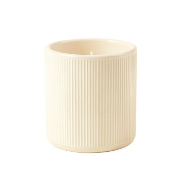 Pine Crest Empty Candle Holder - Ivory