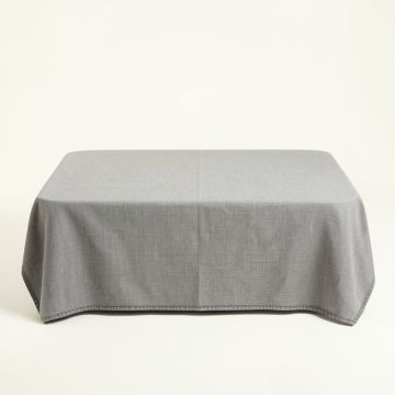 Dune Dell Flat Bed Sheet - Gray (synthetic illustration; no displayed measurements)