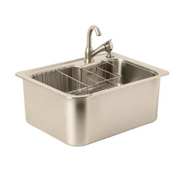 Stainless Steel 36 '' L X 22 '' W Farmhouse Kitchen Sink With Sink Grid And Basket Strainer