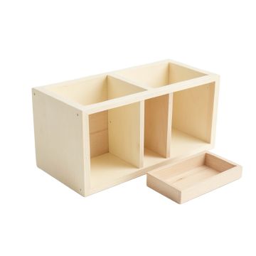 Hill Arc Empty Coffee-Station Organizer - Cream