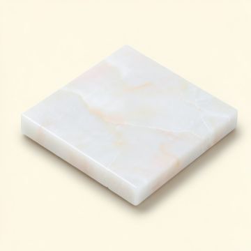 0.8 '' X 0.8 '' Seashell Mosaic Tile In White Opal (synthetic illustration; no displayed measurements)