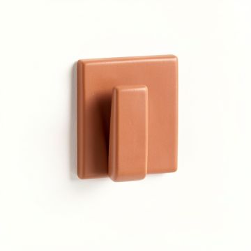 Cedar Bend Wall-Mounted Robe Hook - Terracotta (synthetic illustration; no displayed measurements)