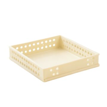 Olive Dell Empty Under-Desk Cable Tray - Ivory