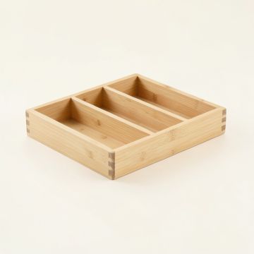 Field Bend Empty Pantry Drawer Organizer Insert - Beige (synthetic illustration; no displayed measurements)