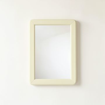 Juniper Arc Framed Wall Mirror - Ivory (synthetic illustration; no displayed measurements)