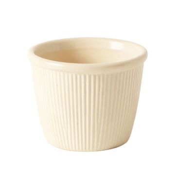 Dawn Bend Empty Planter - Cream