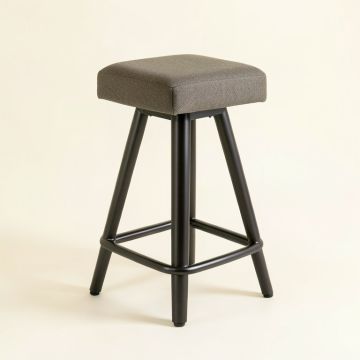 Rhoads Metal 24.5 '' Swivel Bar Stool (synthetic illustration; no displayed measurements)