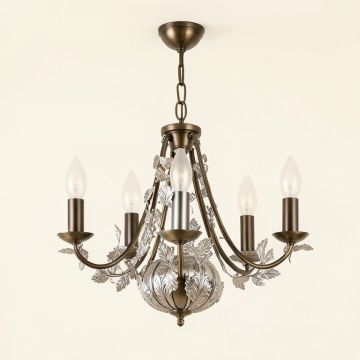 Hankinson 5 - Light Unique/Statement Globe Chandelier (synthetic illustration; no displayed measurements)