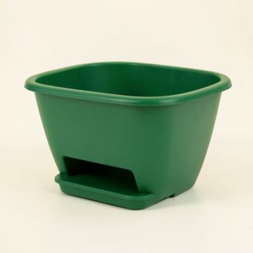 River Branch Empty Raised Planter - Green (synthetic illustration; no displayed measurements)