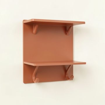 Willow Dale Wall-Mounted Entryway Organizer Shelf - Terracotta (synthetic illustration; no displayed measurements)