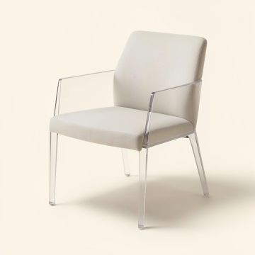Dement Side Chair In Clear (synthetic illustration; no displayed measurements)