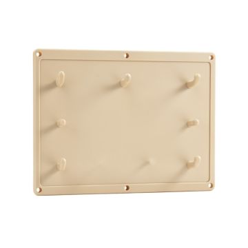 Sage Canyon Empty Wall-Mounted Tool Organizer Panel - Beige