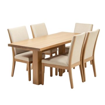 Olivã©R 5 Piece Extendable Solid Wood Dining Set
